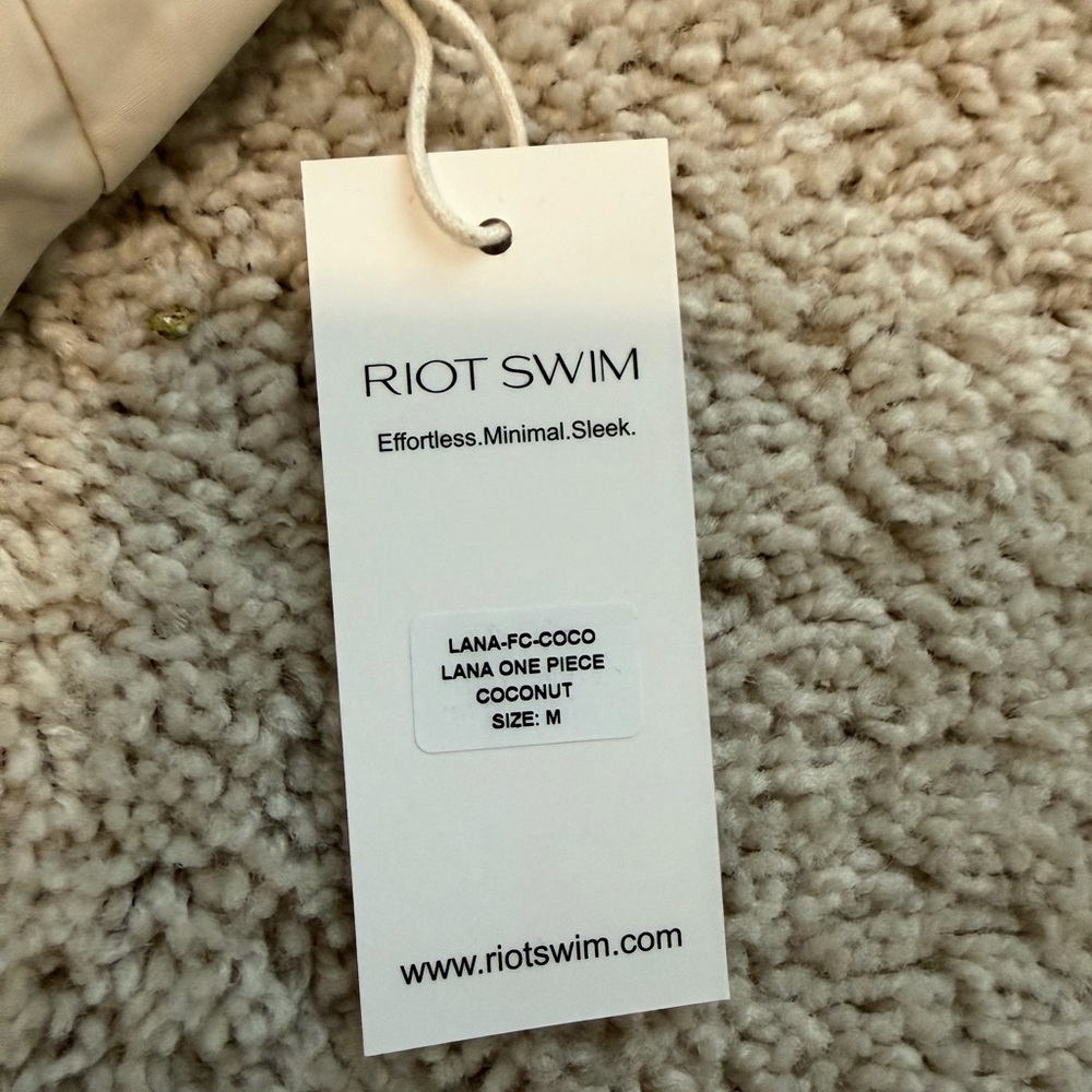 Riot Swim Lana Coconut One Piece Swimsuit - Picture 5 of 5